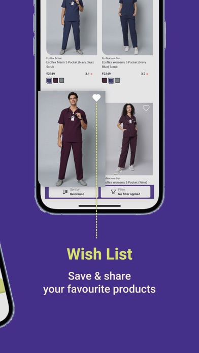 Knya | Scrubs & Aprons Online Screenshot