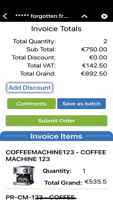 SFA. Screenshot