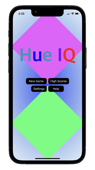Hue IQ app screenshot