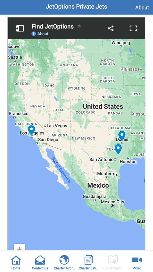 #5. JetOptions Private Jets (iOS) Bởi: JetOptions Private Jets