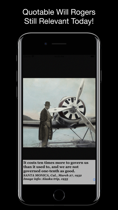 Will Rogers Daily Quotes Screenshot