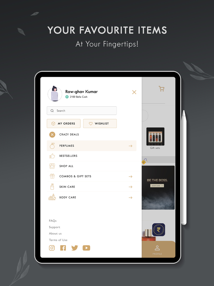 BELLAVITA Online Shopping App