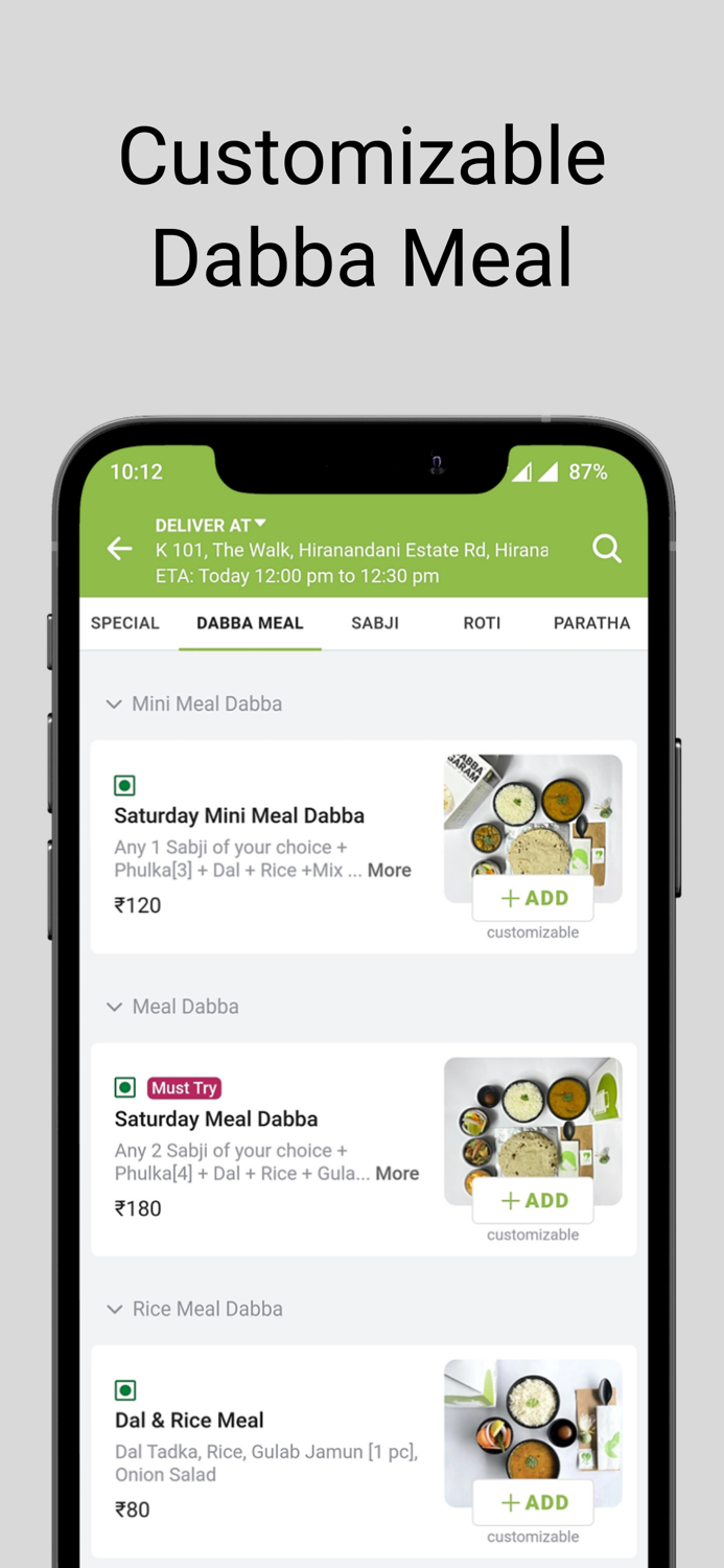 Dabba Garam Food Ordering App