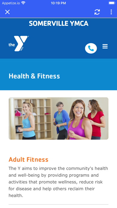 Somerville YMCA Screenshot