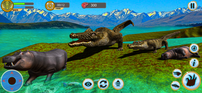 Crocodile Attack Wild Sim Game