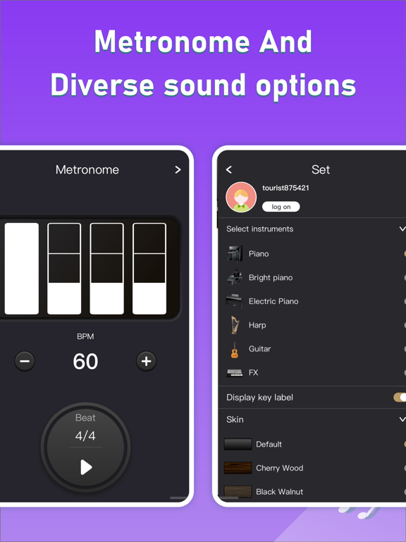 Screenshot #6 pour Piano Pro - keyboard & songs
