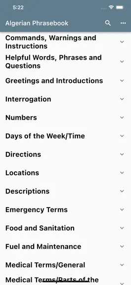 Game screenshot Algerian Phrasebook mod apk