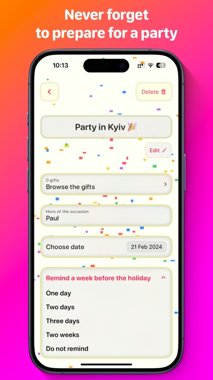 Wondy: Holiday Manager