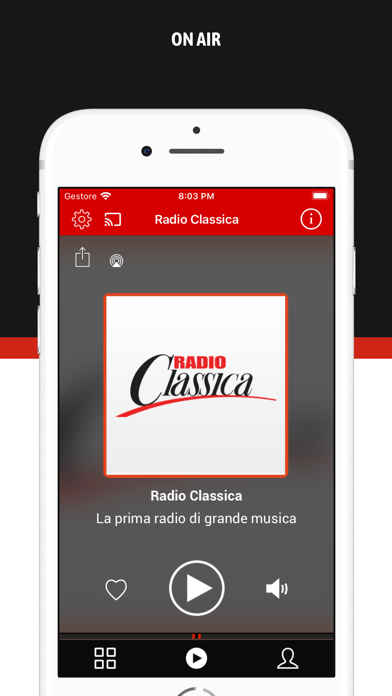 RadioClassica Screenshot