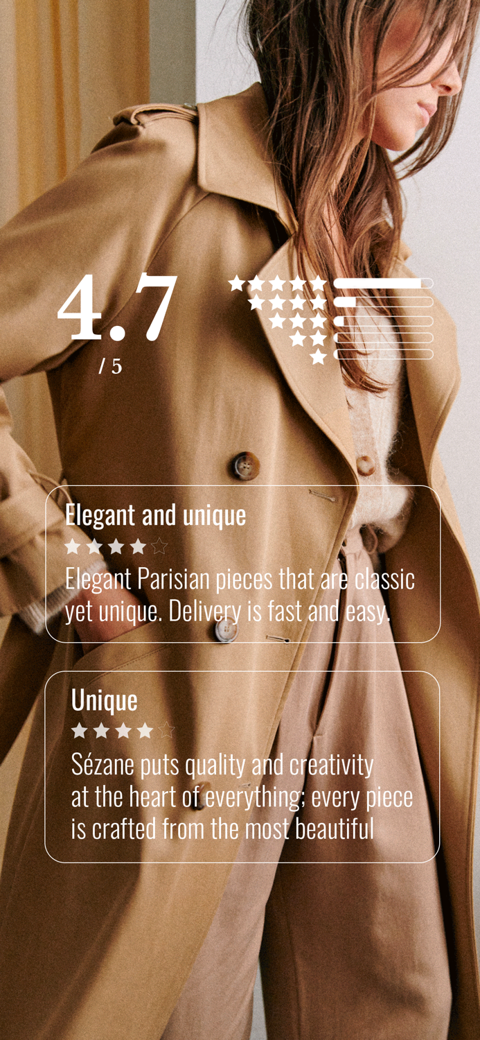 Sézane App Clothing and Bags