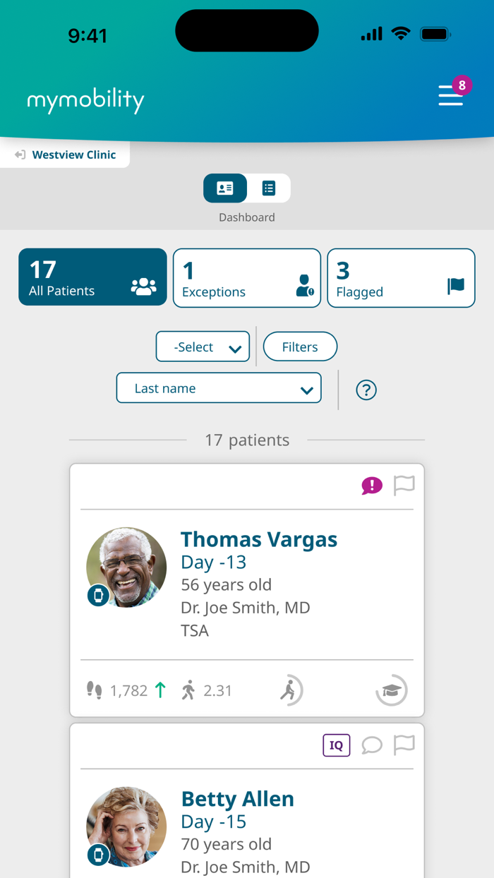 mymobility Clinician App
