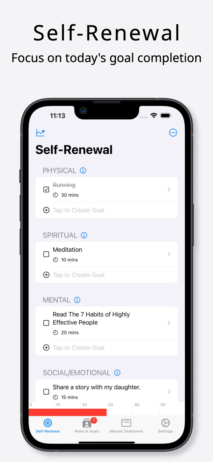 ReHabit  Focus Life Goals