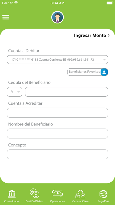 Banplus Móvil Screenshot