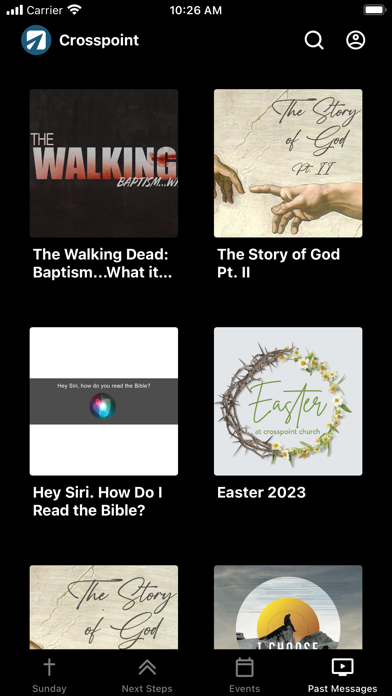 CrosspointChurch.tv Screenshot