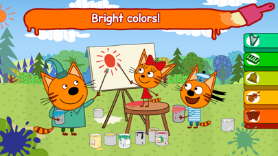 Kid-E-Cats Coloring Book Games Screenshot