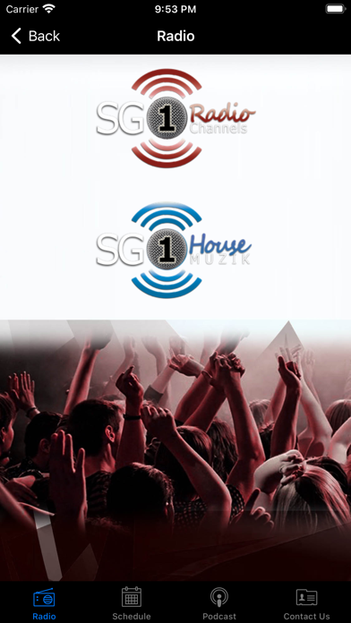 SG1 Radio Screenshot