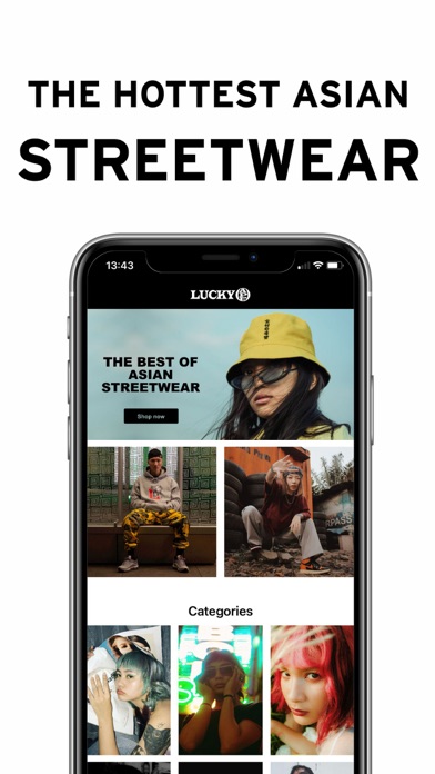 Lucky Ape Asian Streetwear Screenshot