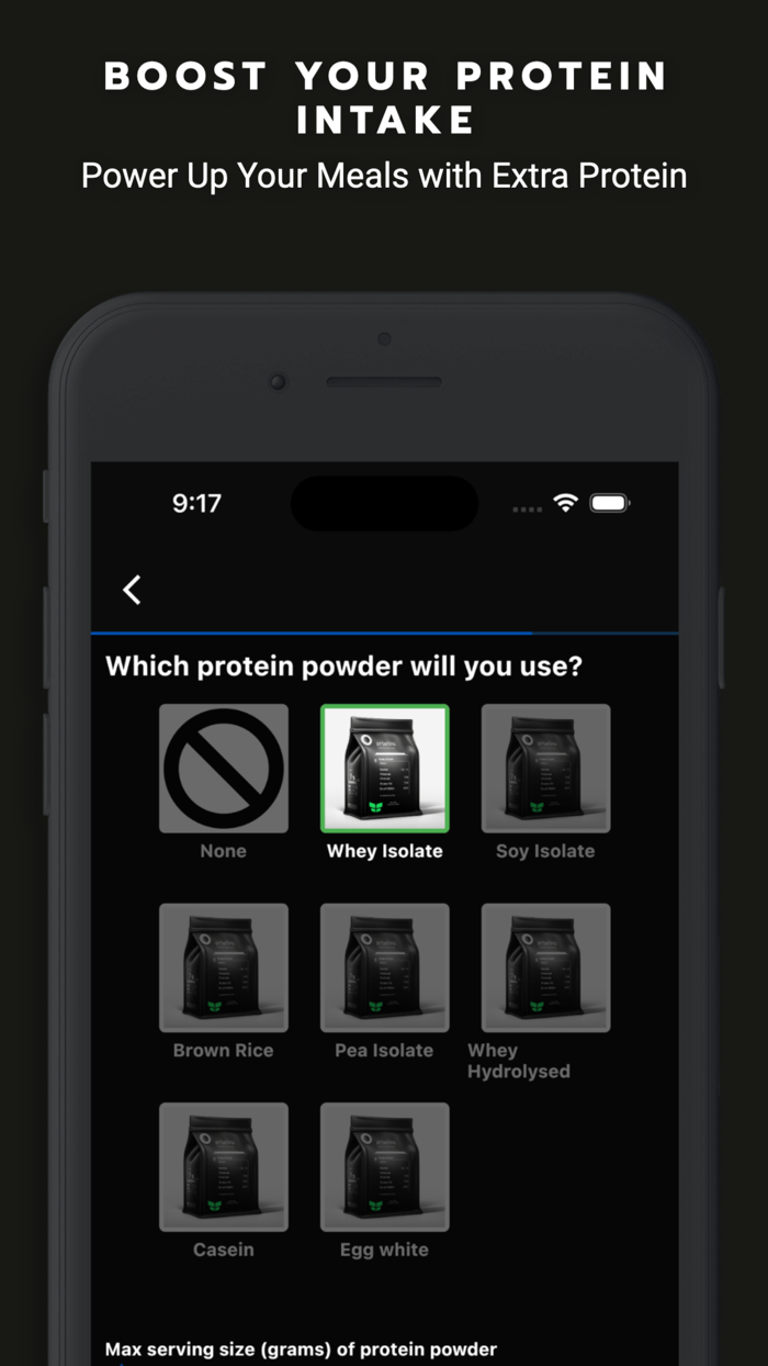 Gaintrain Bulking Meal Planner