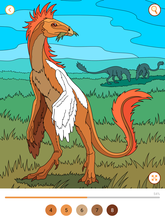 Dino Coloring Encyclopedia iPad screenshot 4 - Entertainment app