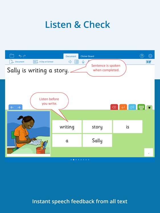 Clicker's top features for writing intervention - Every student can be an  independent writer with Clicker