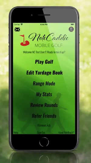 NoteCaddie - Golf Notes & GPS screenshot 1