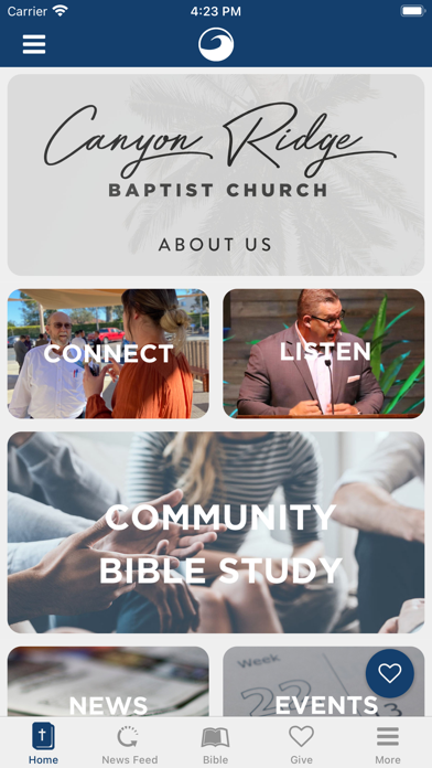 Canyon Ridge Baptist Church Screenshot