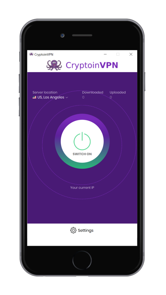 #1. CryptoinVPN - Secure & Private (iOS) Podle: Cryptoin MB