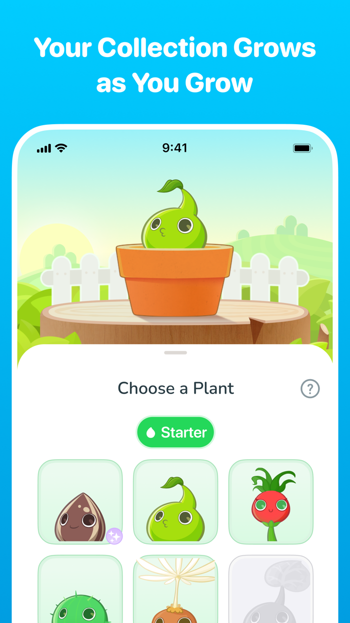 Plant Nanny Cute Water Tracker