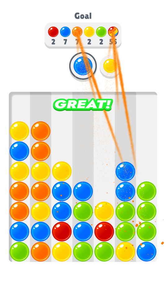 #7. Bubble Pop Fall (iOS) 由: Rootcraft