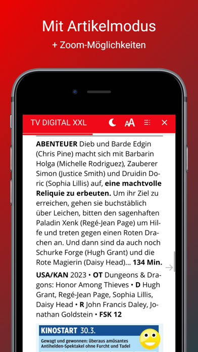 TV DIGITAL E-Paper-App Screenshot