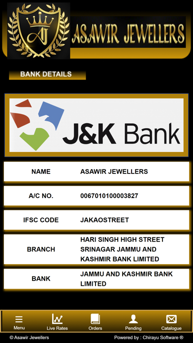 Asawir Jewellers Screenshot