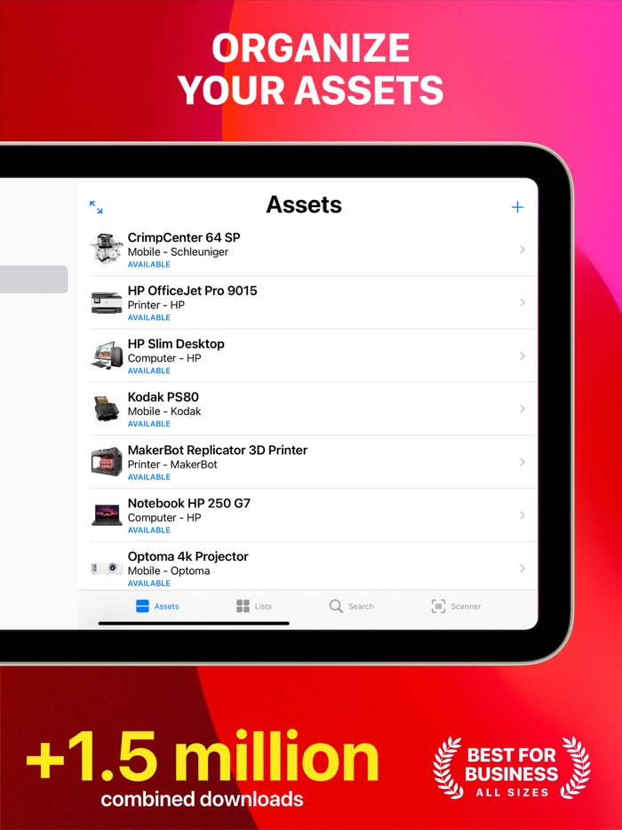 Asset Tracker for Business