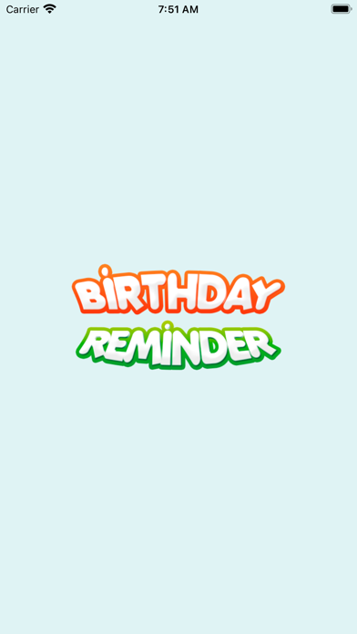 Cool Birthday Reminder Screenshot