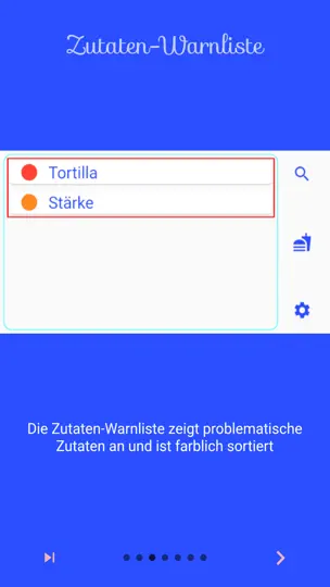 Screenshot von Intol4Pets Tierfutter-Allergie auf dem iPhone 4