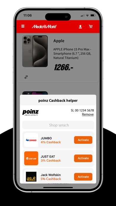 Poinz Cashback Helper Screenshot