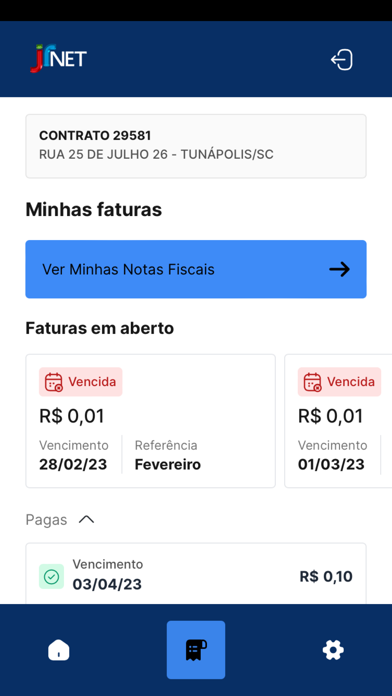 JRNet Provedor Screenshot