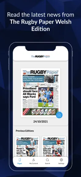 Game screenshot Rugby Paper - Welsh Edition mod apk