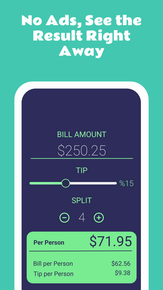 #4. Tip Calculator++ Bill Splitter (iOS) 由: deniz intepe