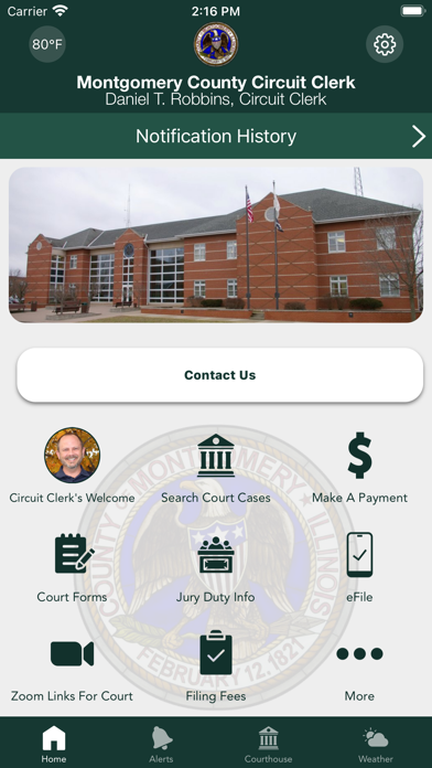 Montgomery Co Circuit Clerk IL Screenshot