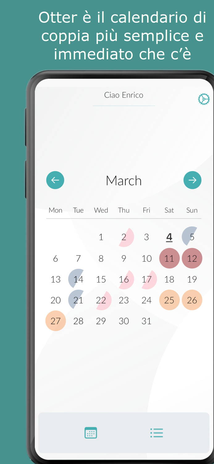 Otter - Couple Calendar