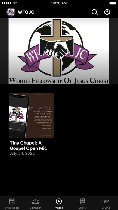 WFOJC Church Screenshot