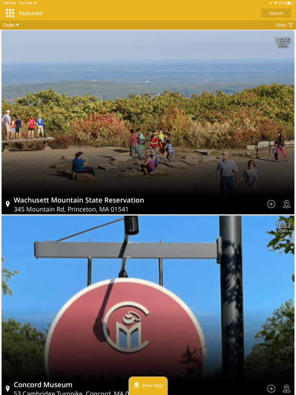 Explore Freedom's Way NHA iPad screenshot 2 - Travel app