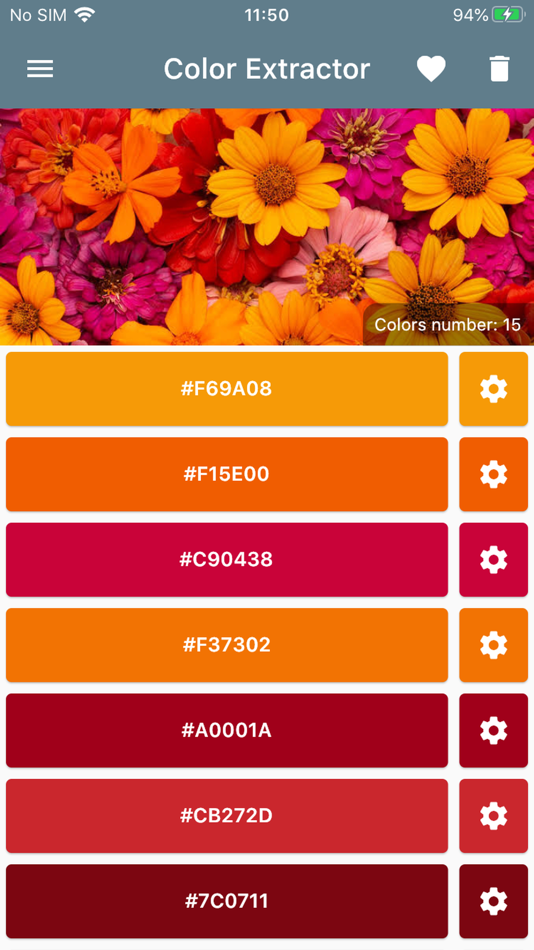#1. Colors Extractor (iOS) 由: Luiz Santos