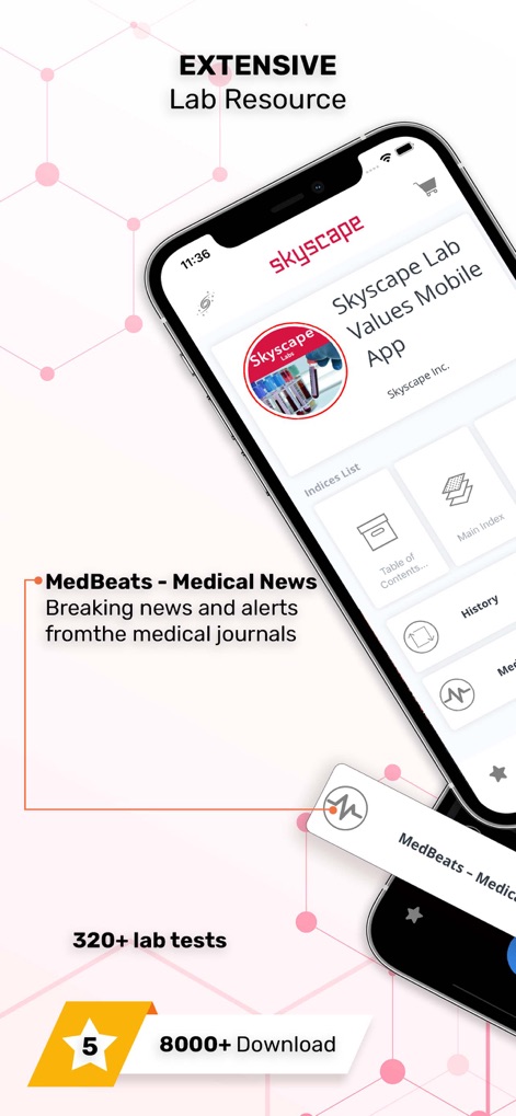 Skyscape Lab Values Mobile App - Medical App | MWM