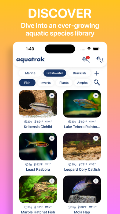 Aquatrak Screenshot