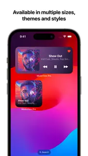 musicview pro - music widgets iphone screenshot 2
