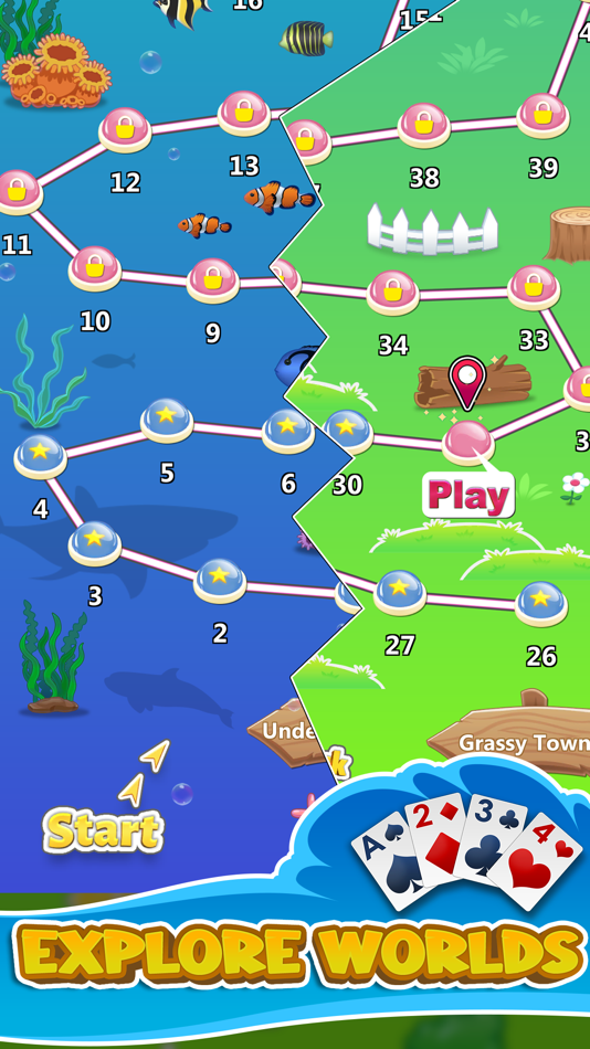 #2. Solitaire Up—Classic Card Game (iOS) Podle: Megarama Games Ltd