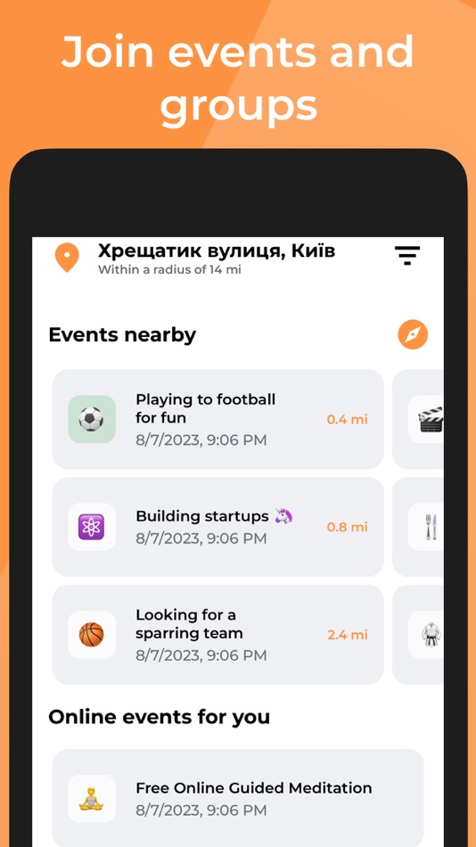 #1. Teamwise: City groups & events (iOS) By: Mark Osypenko