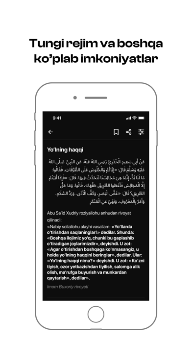 Hadis ilovasi Screenshot