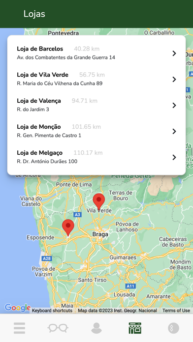 Centro Óptico Ibérico Screenshot